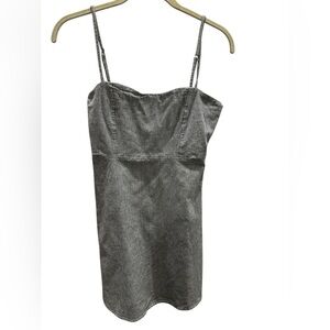 Brandy Melville stripped fitted mini spaghetti strap preppy dress